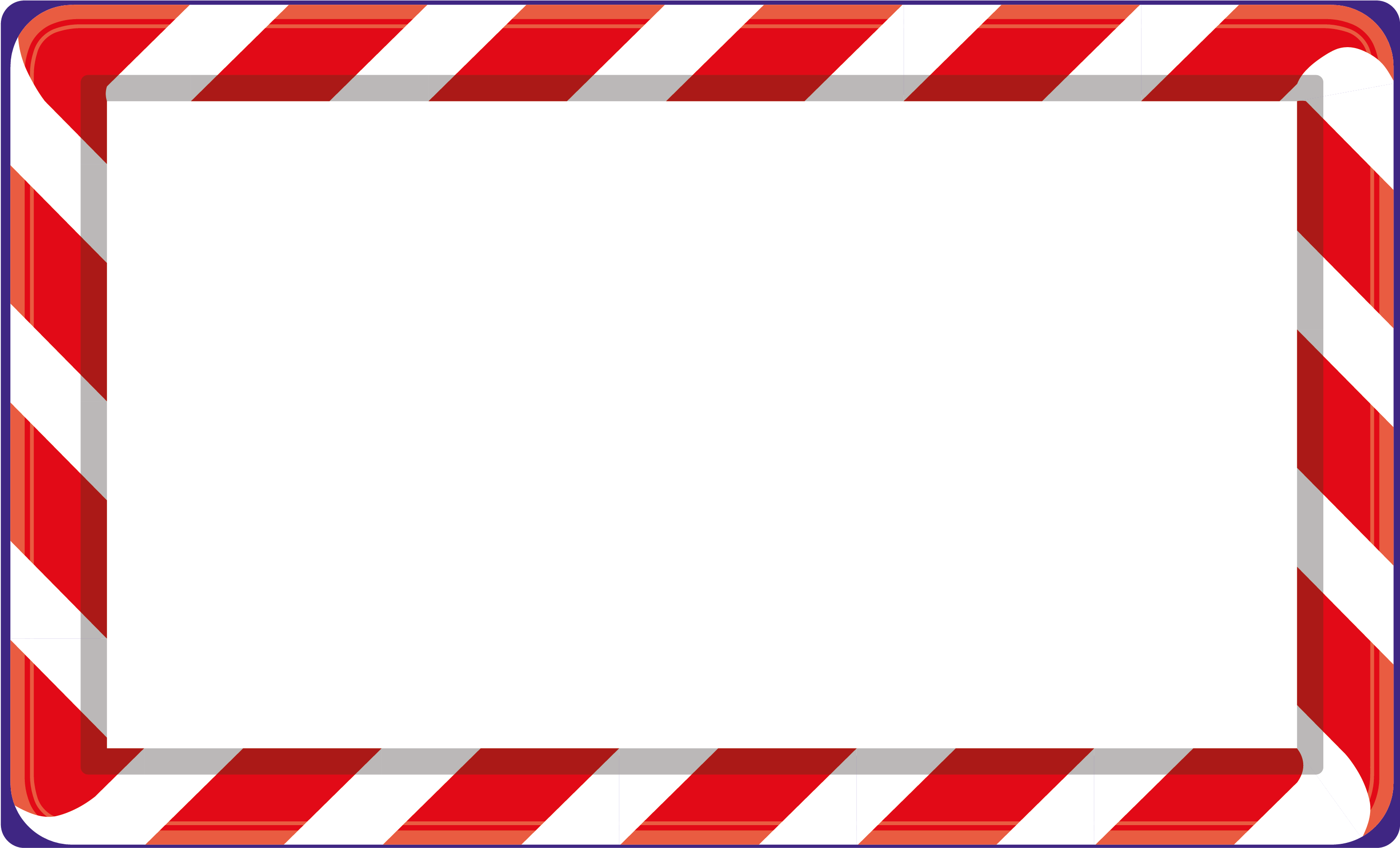 Frame Christmas Red Transparent PNG Image
