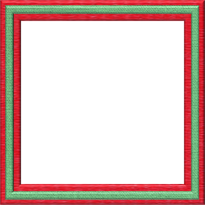 Frame Christmas Red Transparent PNG Image
