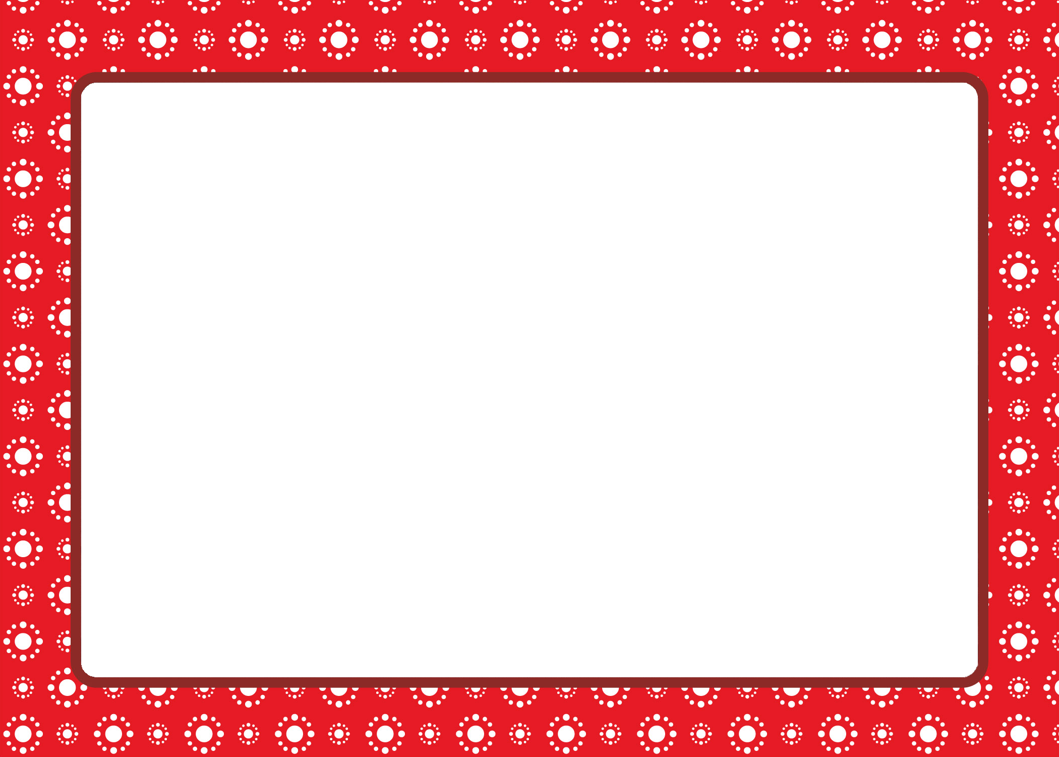 Frame Christmas Red Transparent PNG Image
