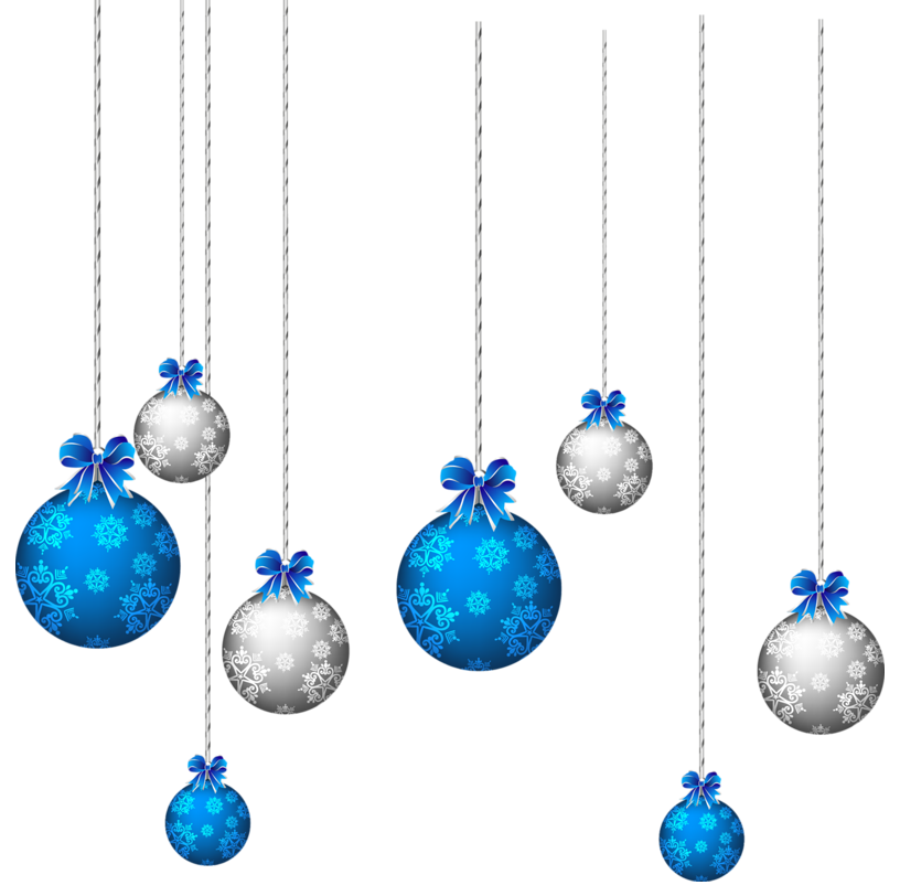 Christmas Ornaments Hanging Transparent PNG Image
