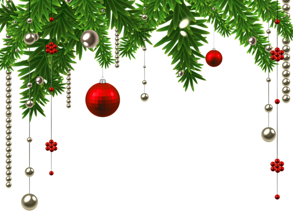 Christmas Ornaments Hanging Transparent PNG Image