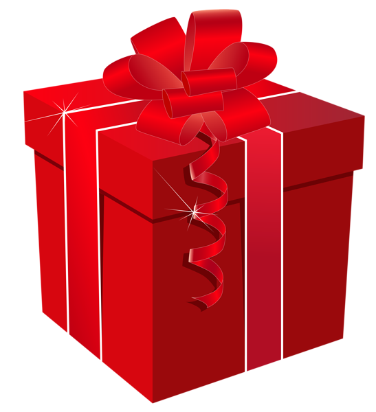 Gift Christmas Red Transparent PNG Image