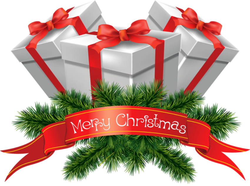 Gift Christmas Red Transparent PNG Image