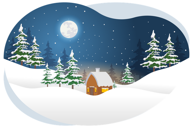 Pic Christmas Night Transparent PNG Image