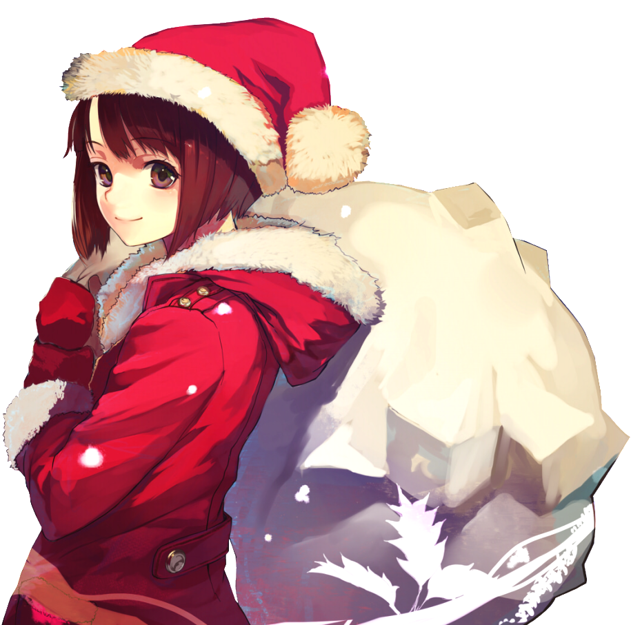 Girl Christmas Transparent PNG Image