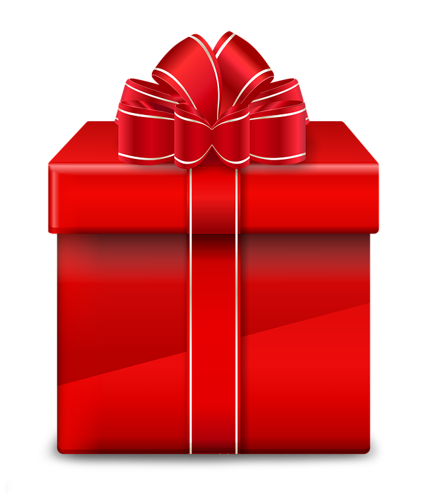 Gift Christmas Red Transparent PNG Image