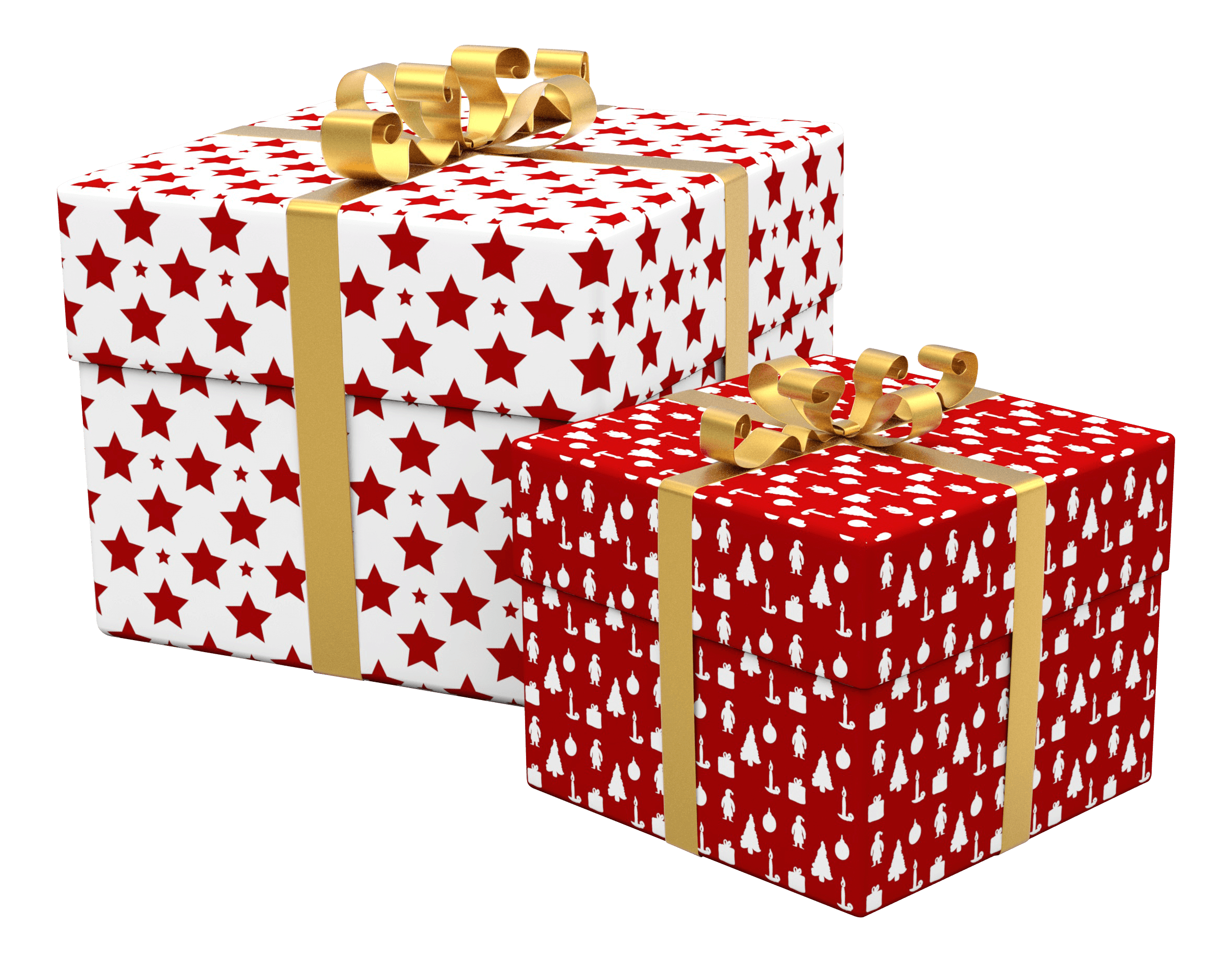 Gift Christmas Red Transparent PNG Image