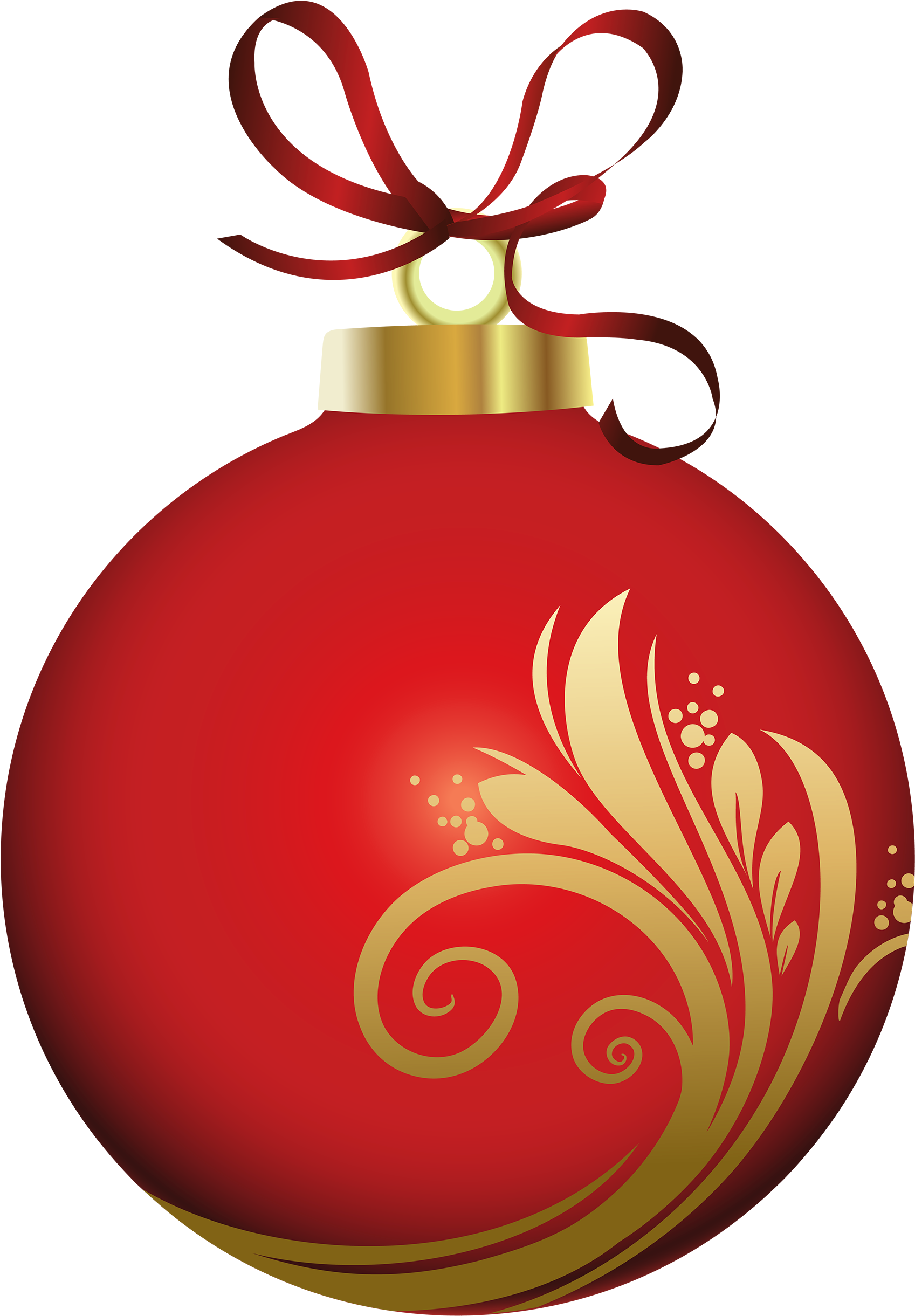 Ornaments Christmas Red File Transparent PNG Image