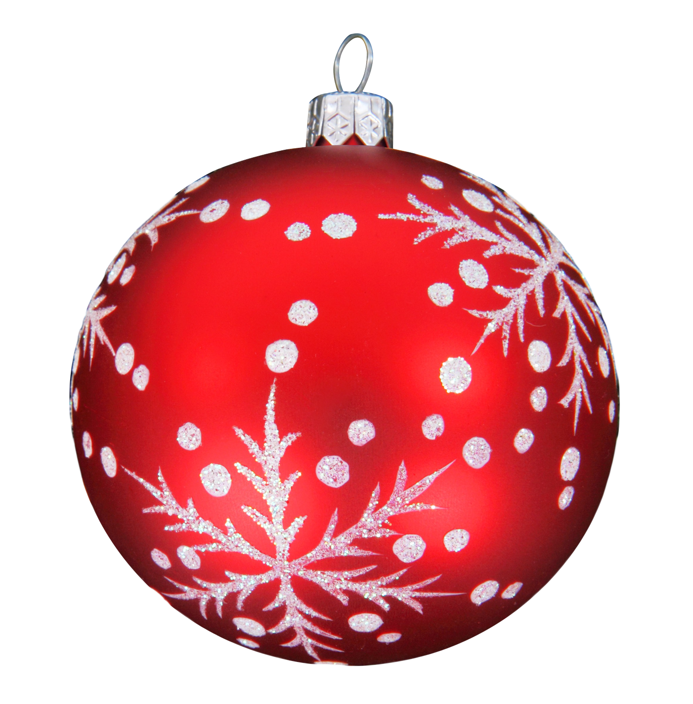 Ornaments Christmas Red Transparent PNG Image