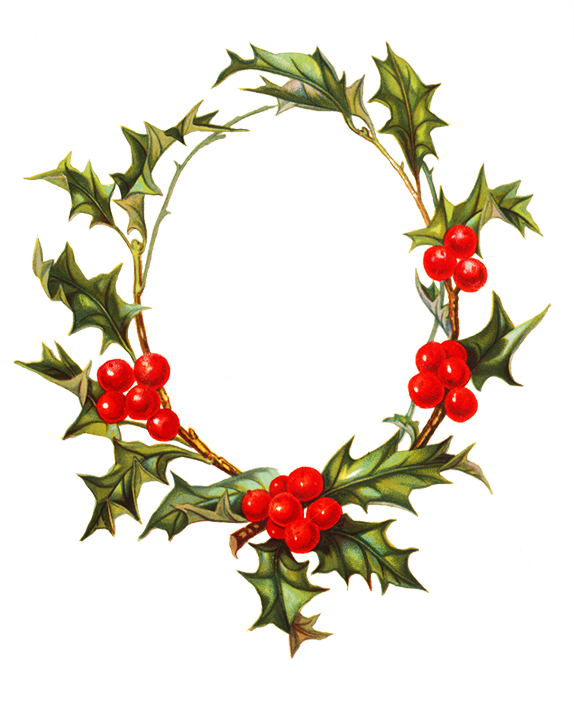 Frame Round Christmas Transparent PNG Image