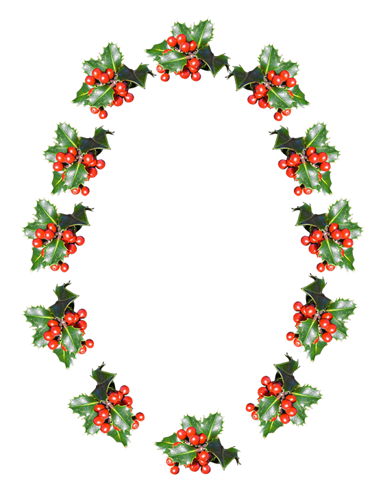 Frame Round Christmas Transparent PNG Image