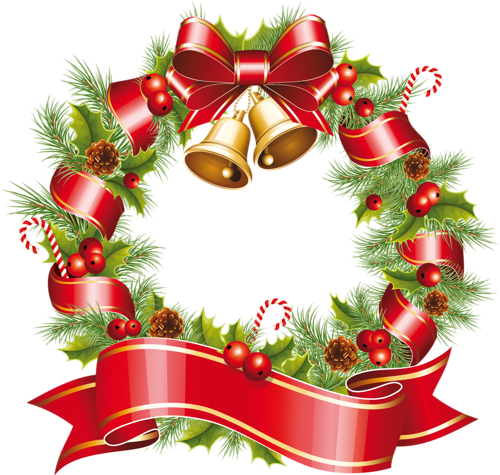 Frame Round Christmas Transparent PNG Image