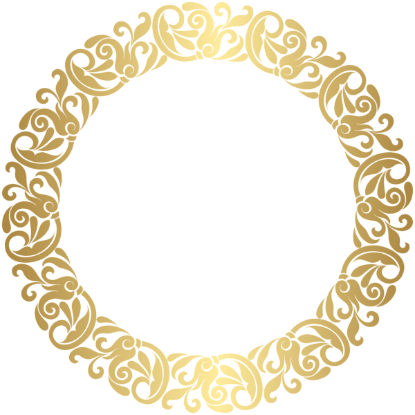 Frame Round Christmas Transparent PNG Image