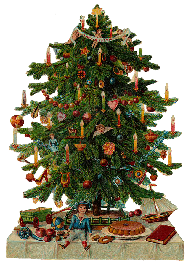 Old Christmas Fashioned Transparent PNG Image