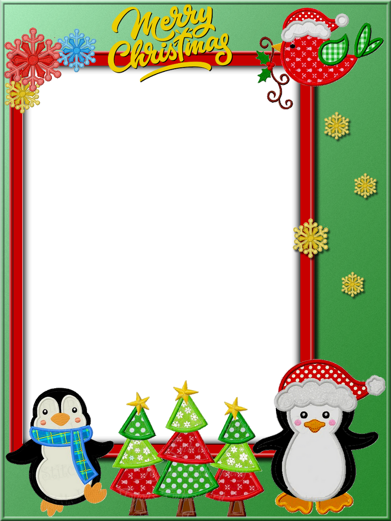 Frame Christmas Santa Transparent PNG Image
