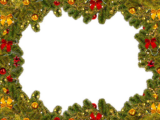 Frame Christmas Ornaments Transparent PNG Image