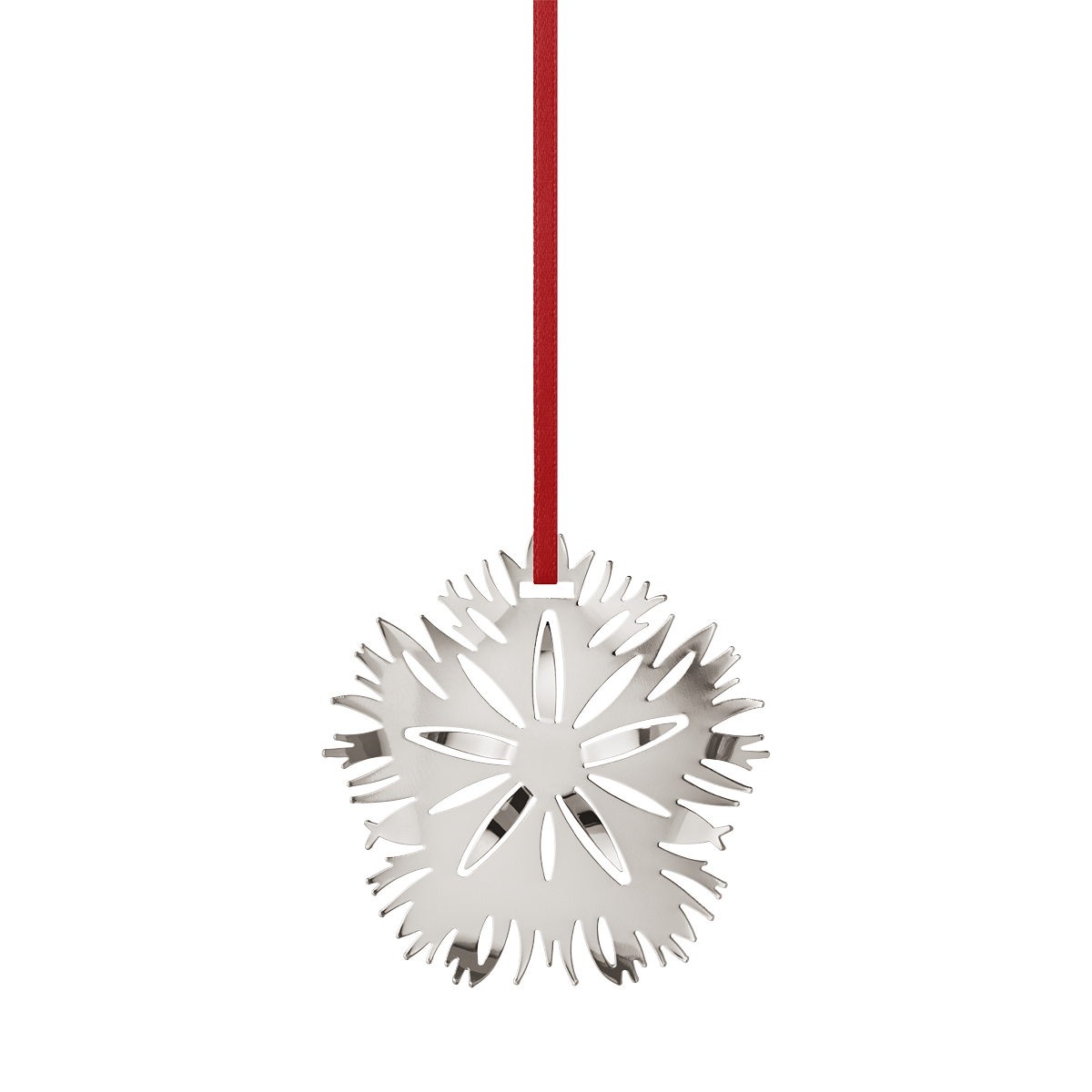 Bauble Silver Christmas Transparent PNG Image