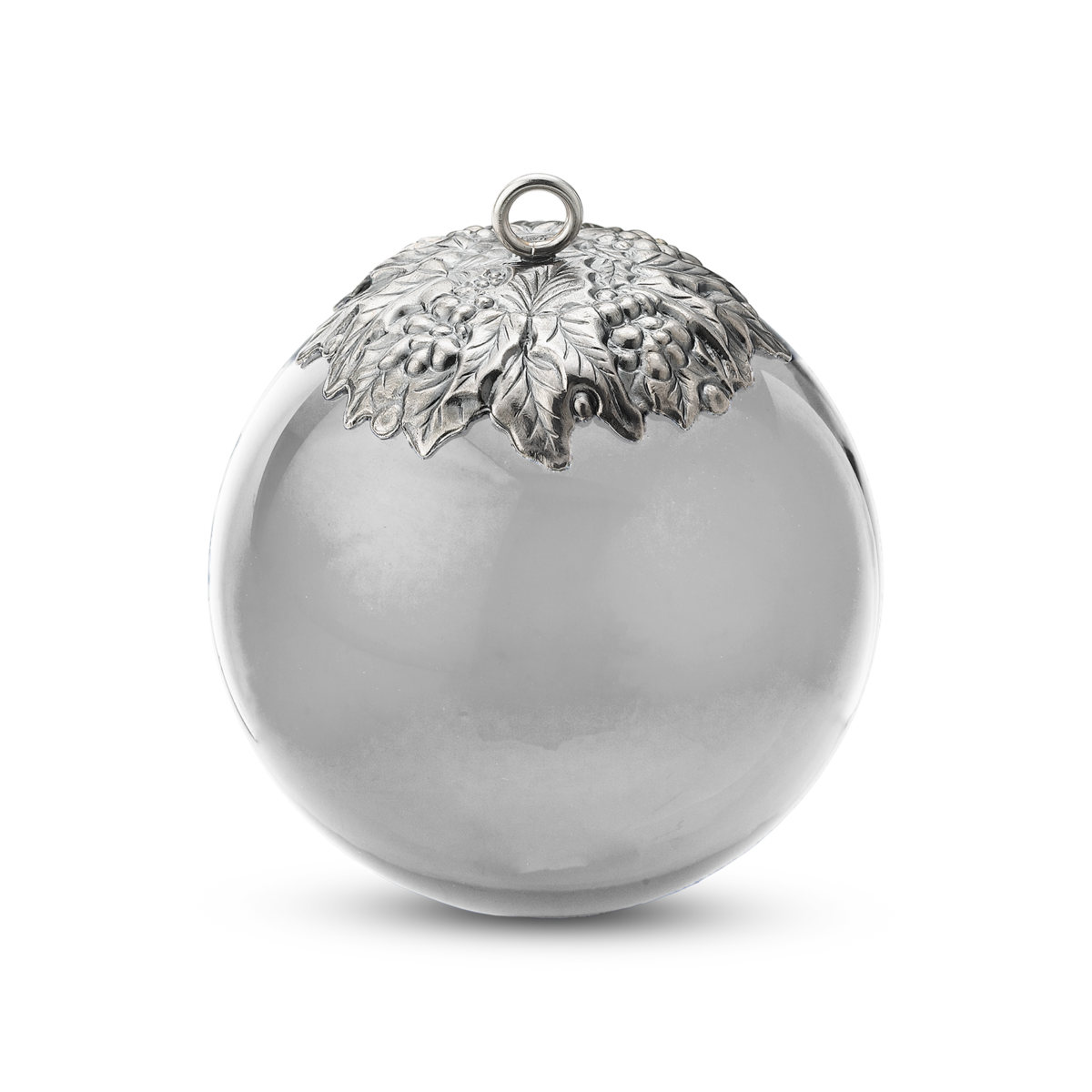 Bauble Silver Christmas Transparent PNG Image