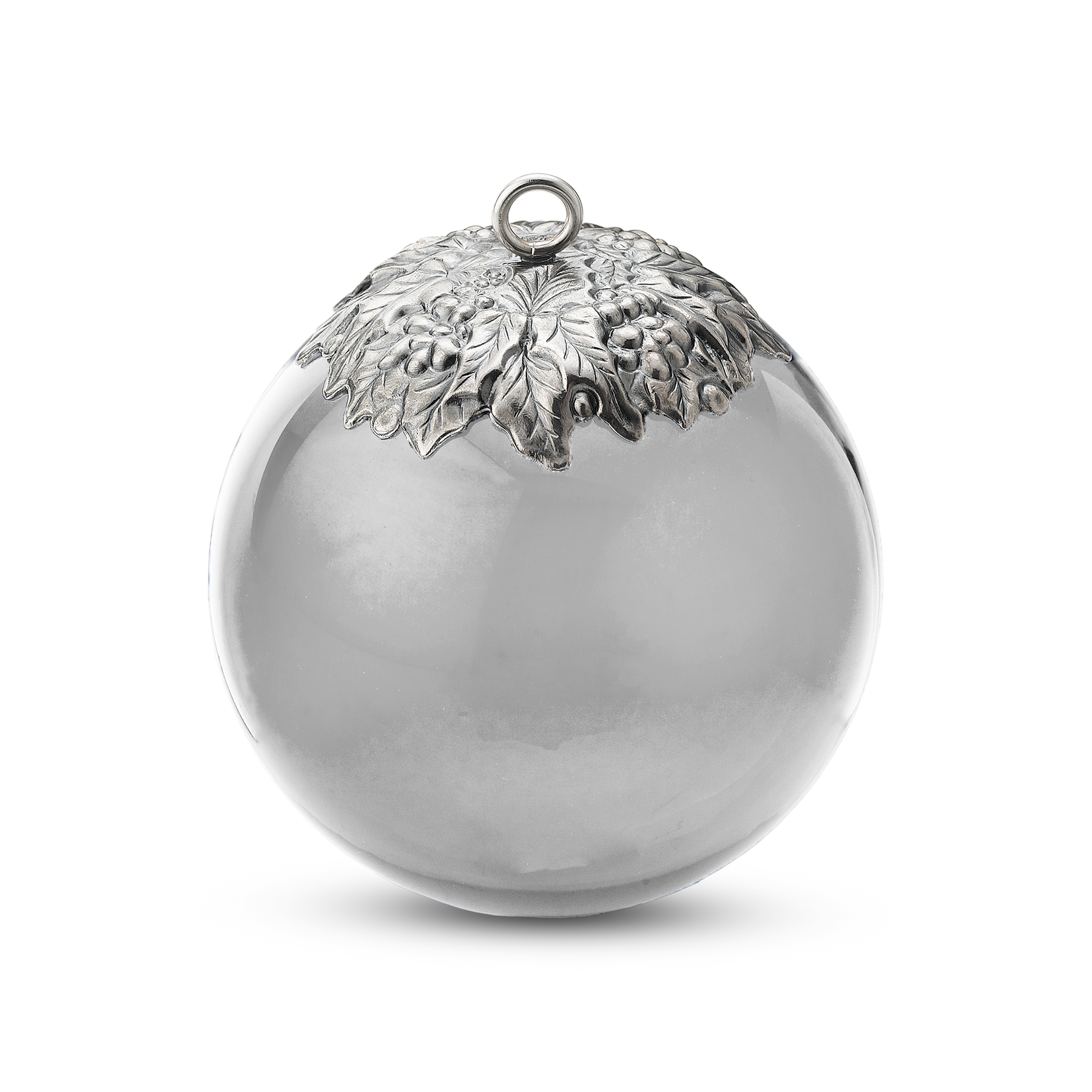 Silver Ornaments Christmas Transparent PNG Image