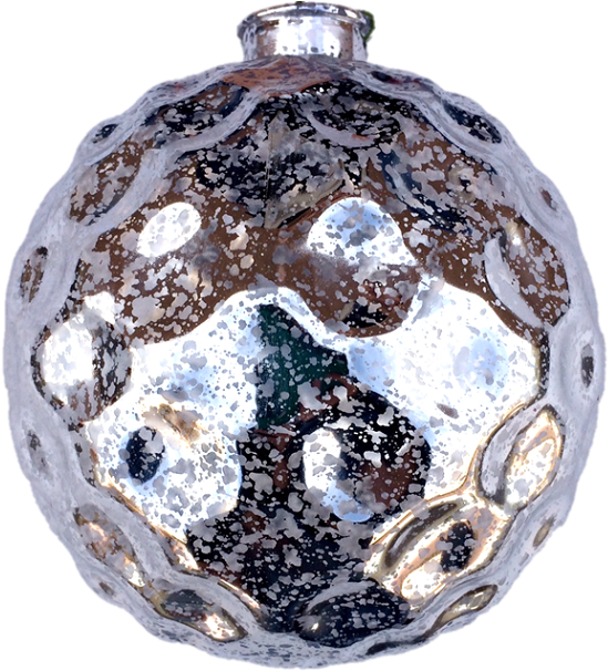 Silver Ornaments Christmas Transparent PNG Image