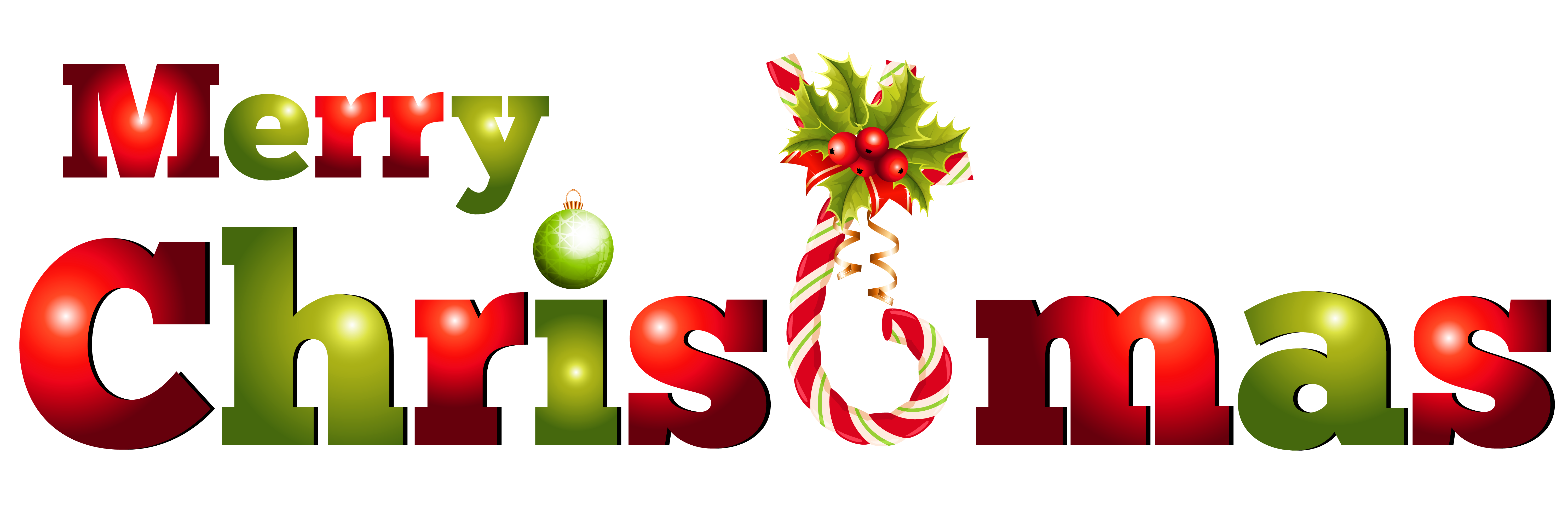 Text Christmas Happy Transparent PNG Image