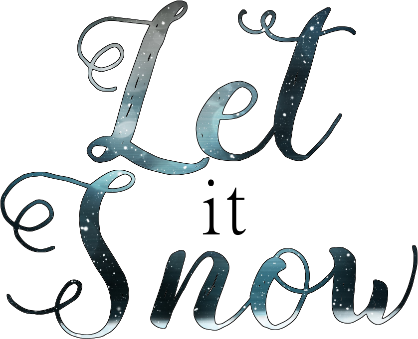 Let It Snow Transparent PNG Image