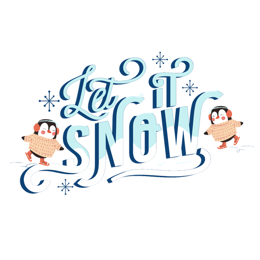 Pic Let It Snow Transparent PNG Image