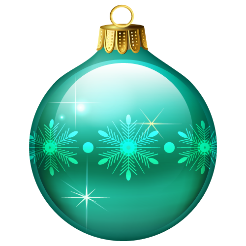 Christmas Colorful Bauble Transparent PNG Image