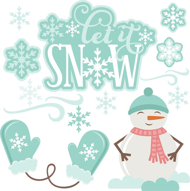 Let It Snow Transparent PNG Image