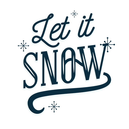 Let It Snow Transparent PNG Image