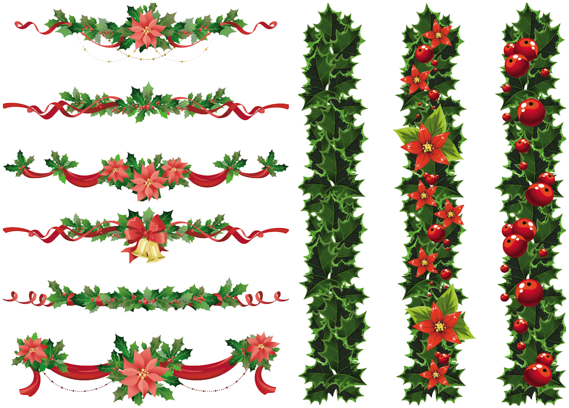 Christmas Elements Transparent PNG Image