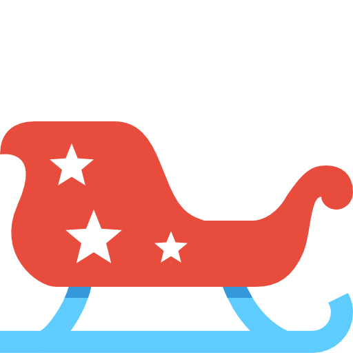 Sleigh Transparent PNG Image
