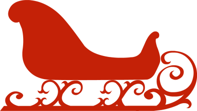 Sleigh Transparent PNG Image