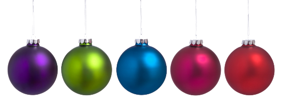 Christmas Balls Transparent PNG Image