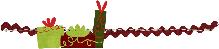 Christmas Dividers Background Transparent PNG Image