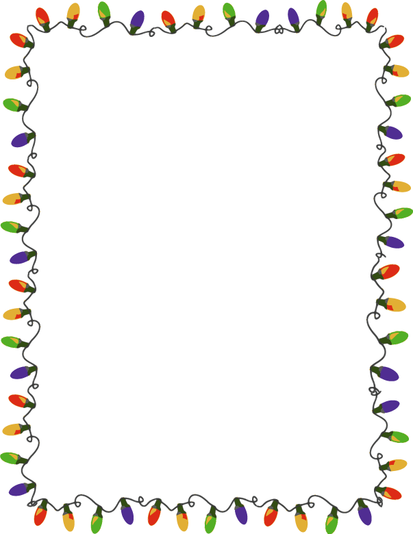 Christmas Border Transparent PNG Image