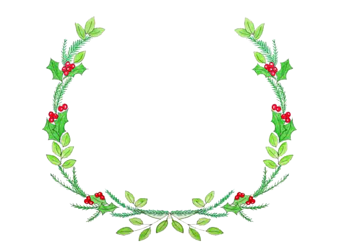 Christmas Wreath Transparent PNG Image