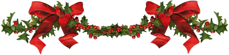 Christmas Dividers Transparent PNG Image
