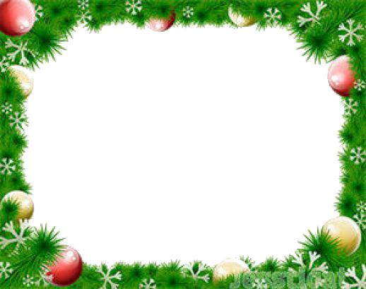 Christmas Border Transparent PNG Image