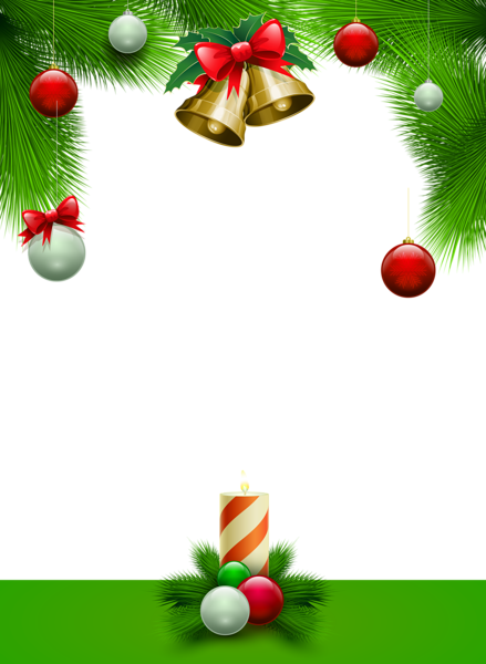 Christmas Frame Transparent PNG Image