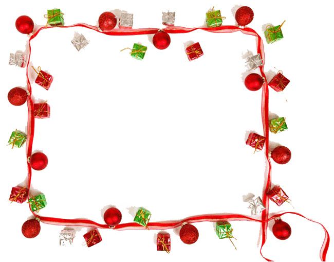 Christmas Border Transparent PNG Image