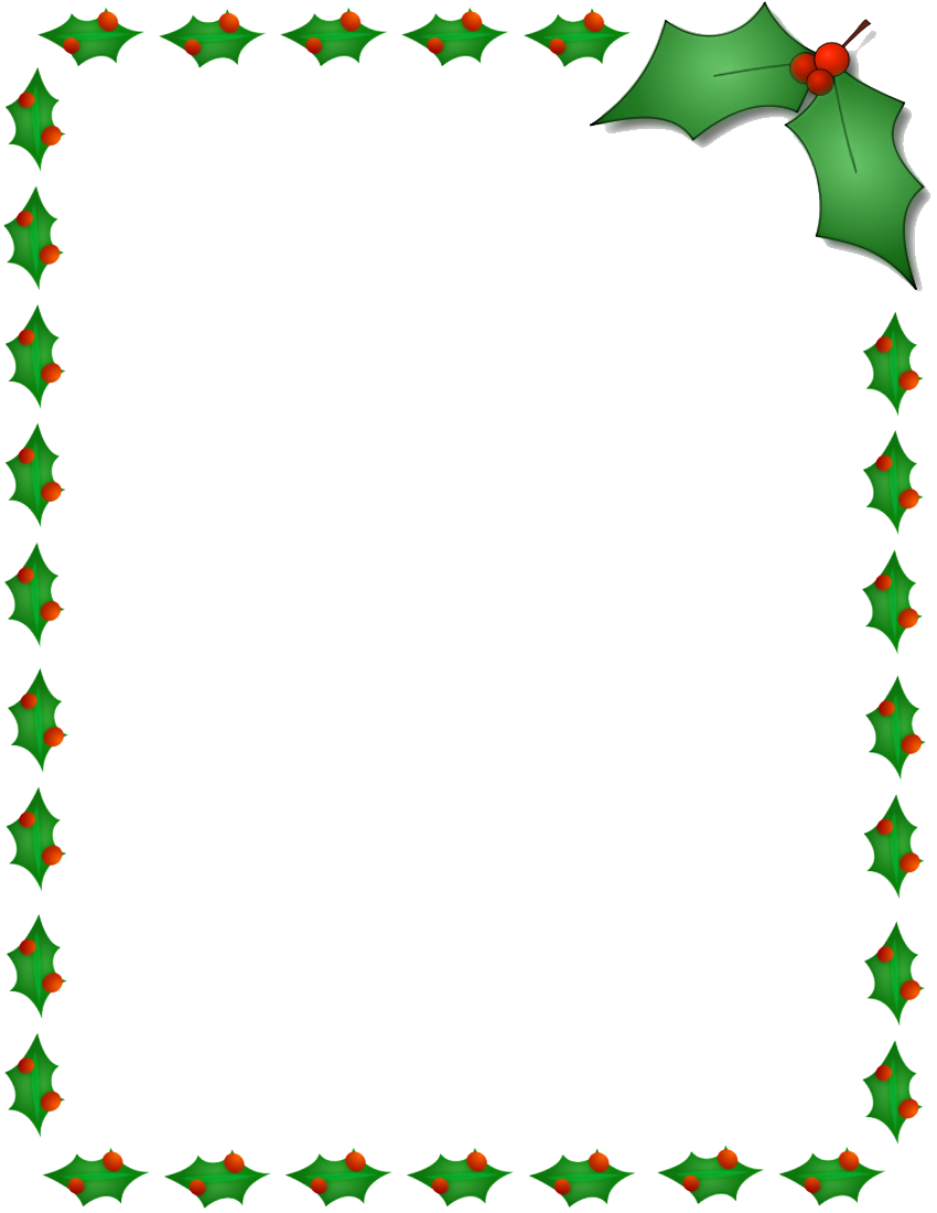 Christmas Border Transparent PNG Image