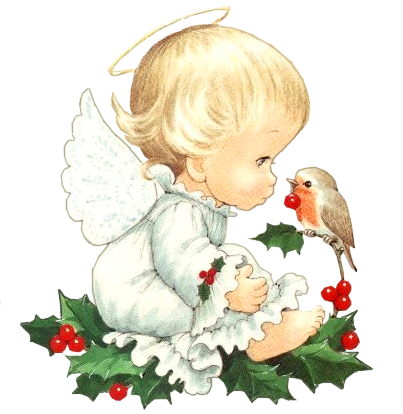 Christmas Angel Background Transparent PNG Image