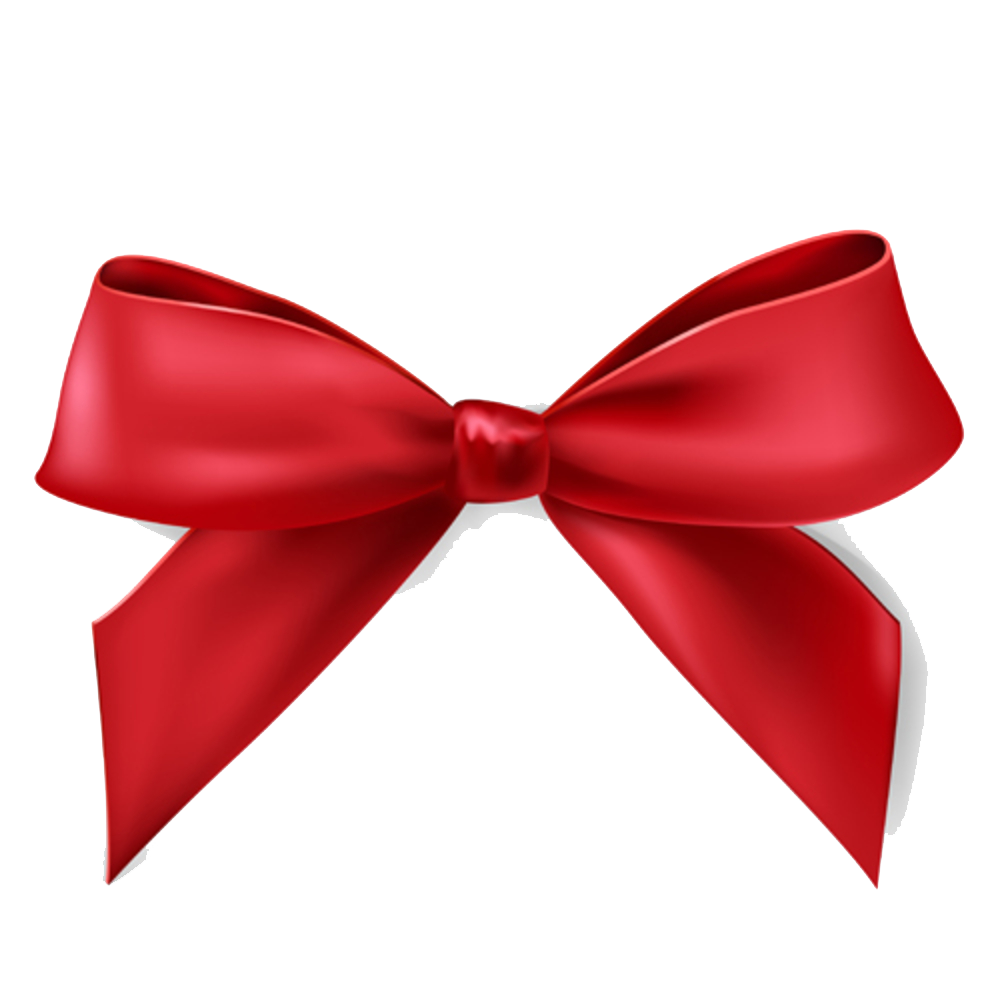 Christmas Bow Transparent PNG Image