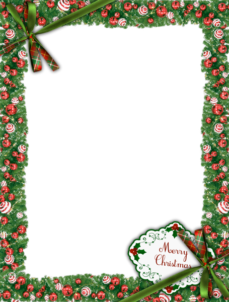 Christmas Frame Transparent PNG Image