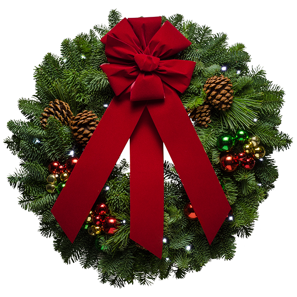 Christmas Wreath Transparent PNG Image