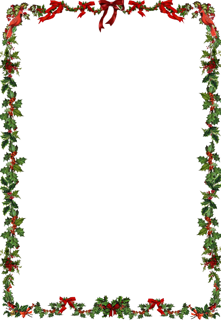 Christmas Frame Transparent PNG Image
