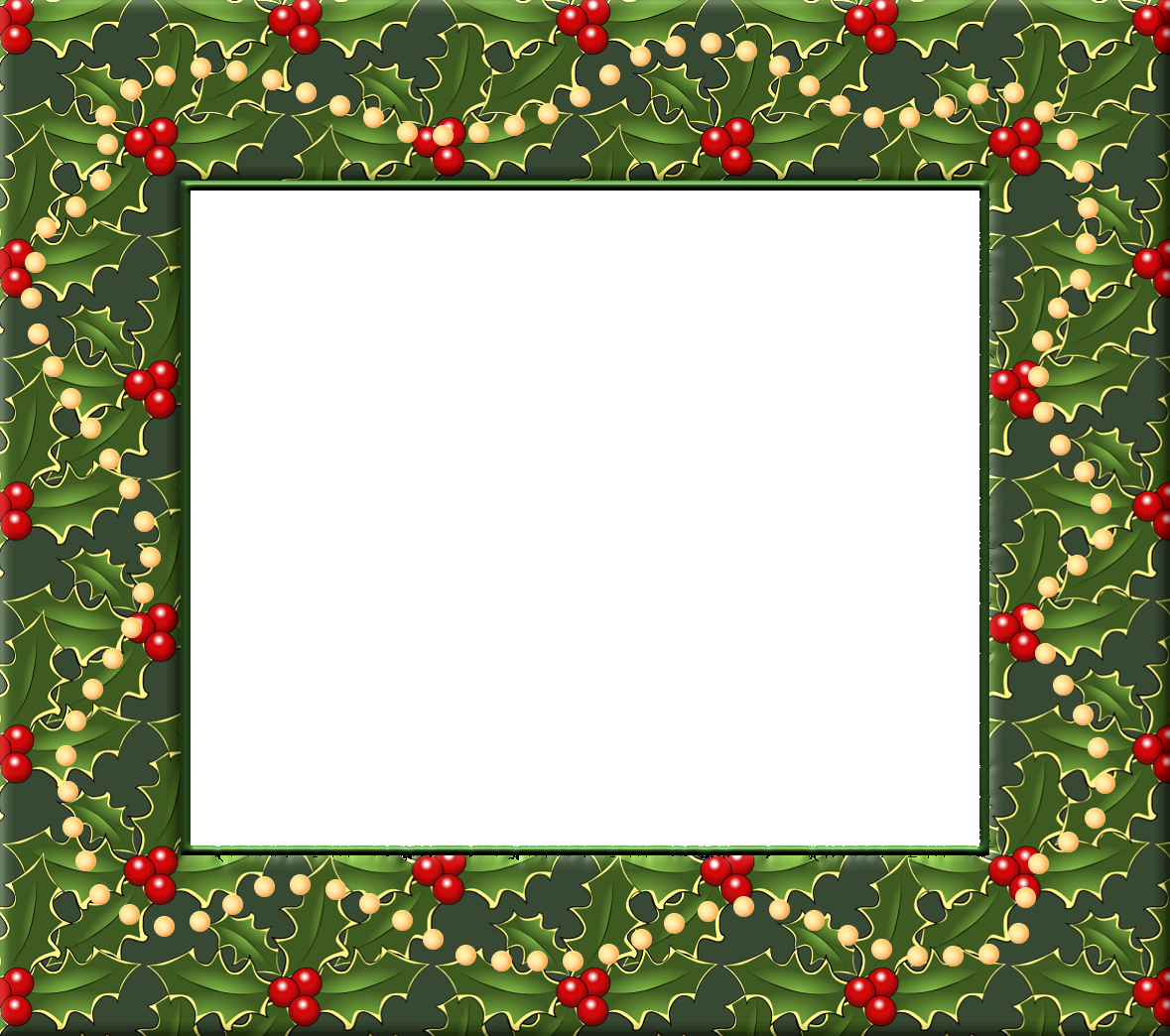 Christmas Frame Transparent PNG Image