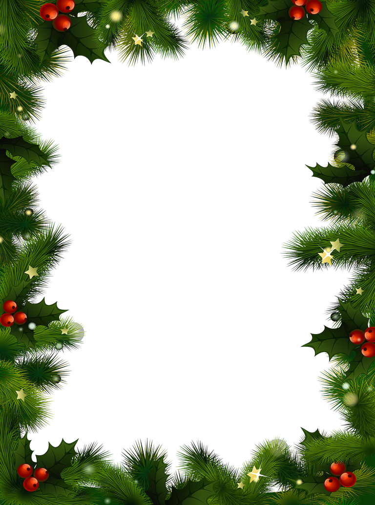 Christmas Border Transparent PNG Image
