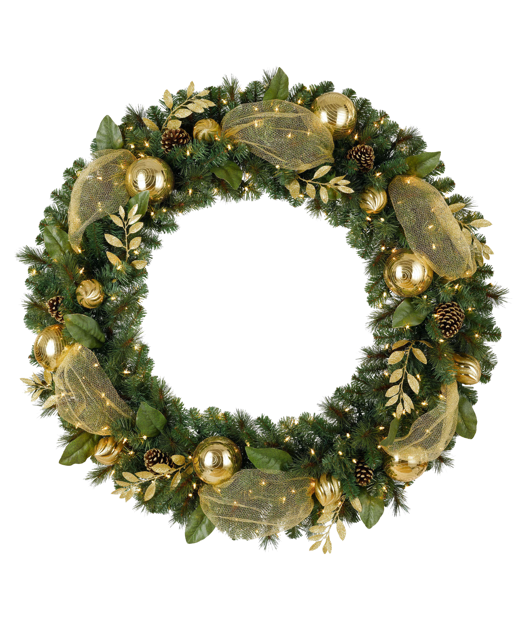 Christmas Wreath Transparent PNG Image